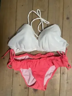 【3点セット】ホワイト・ピンク・花柄 セパレート水着