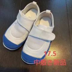 教育パワーシューズ ブルー 17.5センチ