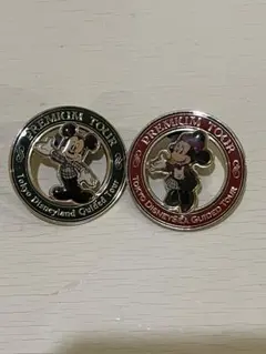 ディズニー　プレミアムツアーピンバッジセット