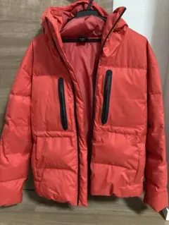 DUARIG フード付きオレンジダウンジャケット M