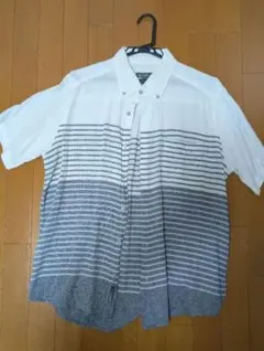 Eddie Bauer 半袖シャツ 34サイズ ストライプ