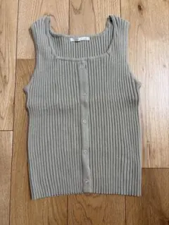 ノースリーブ　ニット　トップスのサムネイル