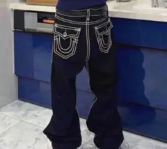 00s TRUE RELIGION Joey Super フレアデニム IO着用 - メルカリ