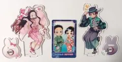 鬼滅の刃 竈門禰豆子 竈門炭治郎 狛治と恋雪 アクリルスタンド アクリルカード