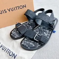 LOUIS VUITTON ルイヴィトン レオパード　ストラップ　サンダル　8