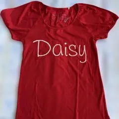 ARROW Daisy プリント Tシャツ Mサイズ 赤