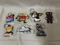 ラバーキーホルダー　7個セット