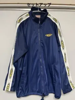 CRU クルー　ジャージ セットアップ　ネイビー ビッグロゴのサムネイル