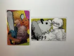 チェンソーマン 箔押し クリアカードコレクションデンジ ポチタ 2枚　先行③