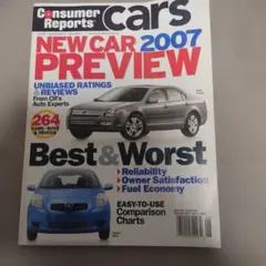 Consumer Reports Cars 2007 New Car 英書