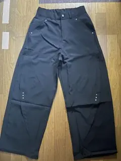 Used Wide Slacks Studs Baggy Black