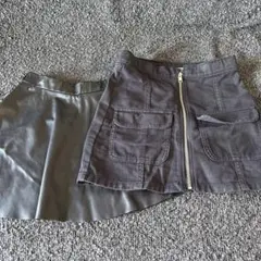 【美品】H&M ２枚セット　スカート　7Y 128