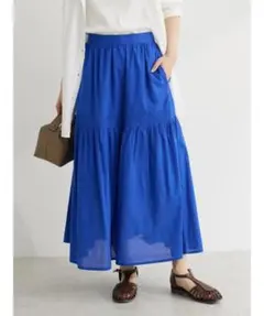 【chocol raffine robe 】ティアードロングスカート