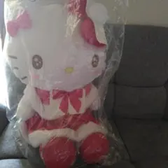 大人気☆サンリオ当たりくじ☆ハローキティ特大 ぬいぐるみ