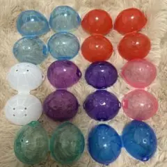 空カプセル 10個 縦5cm×横6cmの楕円形