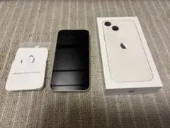美品 iphone13 mini 128GB 本体 スターライト ホワイト