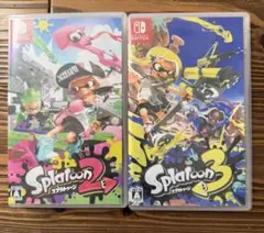 ニンテンドースイッチ用ゲームソフト ・スプラトゥーン2 ・スプラトゥーン3