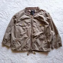 HK WORKS LONDON ベージュジャケット M薄手 ショート丈 しまむら