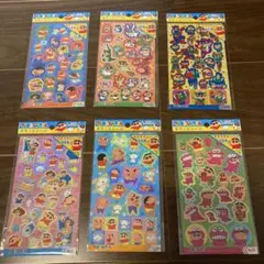 クレヨンしんちゃんキャラクターシール 6種類セット