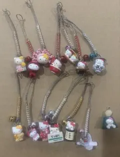 ご当地キティ根付けまとめ売り13点