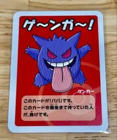 ポケットモンスター　ババ抜き　ゲンガー　ポケモンババ抜き