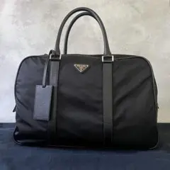 【美品】PRADA トートバック　ボストンバッグ　A4収納可　ゴルフバック 美品】PRADA トートバック ボストンバッグ A4収納可 ゴルフ