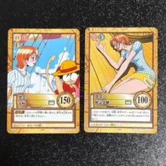 ワンピースハイパーバトル カード ルフィ ナミ 3枚セット - メルカリ