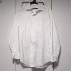 【中古】UNIQLO 長袖ワイシャツ（ポケット無し）2枚