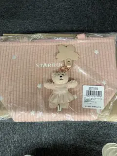スタバ SAKURA2026 保冷トートバッグ ベアリスタキーチェーン セット