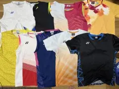 バドミントン ユニフォーム10枚 ハーフパンツ1枚セット