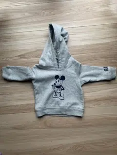 GAPミッキーマウス　フード付きトレナー　裏起毛