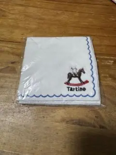 Tartine 刺繍 タオル ハンカチ