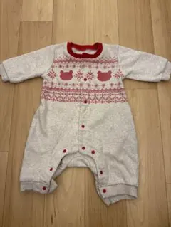 ロンパース 60-70cm 裏起毛