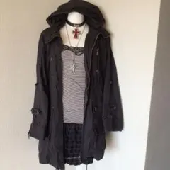 y2k 00s archive グランジ　お兄系　geek ギミックモッズコート