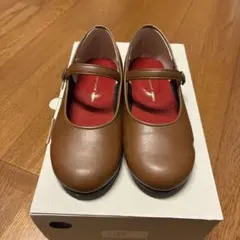 PEEP ZOOM ブラウン フォーマルシューズ 19.0