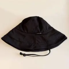 kippis つば広UVハット ブラック
