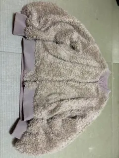 2wayフリースジャケット ベージュ ピンク