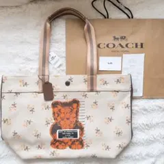 コーチトピア クリーチャーズ トートバッグ COACH ブラウン A4 収納可 