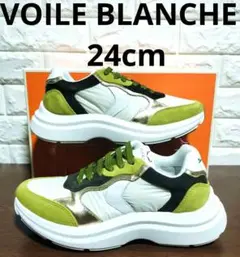 新品未使用 VOILE BLANCHE ボイルブランシェ サイズ24.5cm VOILE BLANCHE (ボイルブランシェ) レザー レースアップ