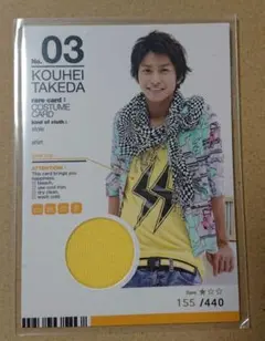 Kouhei Takeda コスチュームカード No.03