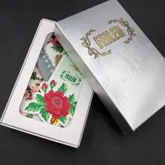 FEILER フラワーパターン ハンカチ