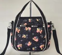 美品 LeSportsac レスポートサックショルダーバッグ ミニトートバッグ