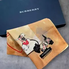 新品 未使用 BURBERRY ハンカチーフ 犬 2