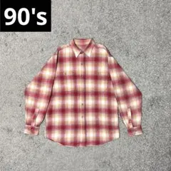 90s WELTER オンブレチェックシャツ ヴィンテージ古着 アメカジ 渋カジ