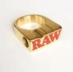 最終値下げ　RAW ゴールド リング 20号　OZworld着用