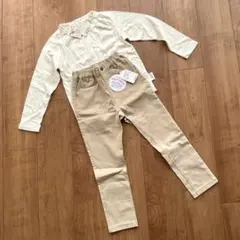 【新品未使用】120cm 長袖Ｔシャツ＆パンツセット