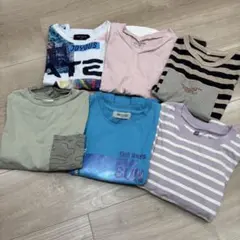 カジュアルTシャツセット 6枚　まとめ売り　キッズ　男の子　120センチ　半袖