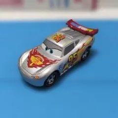 カーズ　トミカ　シルバーレーサータイプ　マックィーン　中古