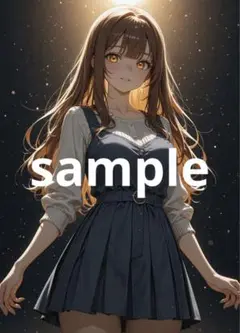 q-99[4K 高画質] かわいい イラスト アニメ A4ポスター コスプレ