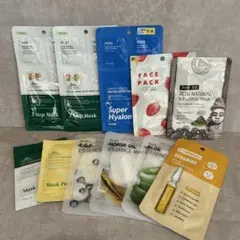 フェイスパック　フェイスマスク　まとめ売り　11枚